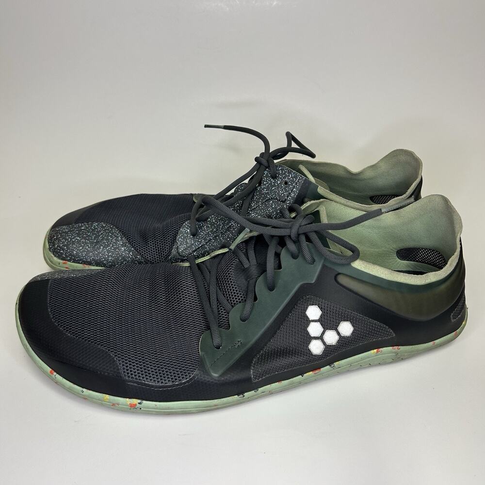 VIVOBAREFOOT PRIMUS LITE III Gray Green Sole EU 46 US 12.5 EXCELLENT Wide Toe